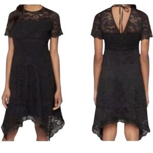 A PEA IN THE POD BLACK LACE MATERNITY DRESS SZ SM EUC